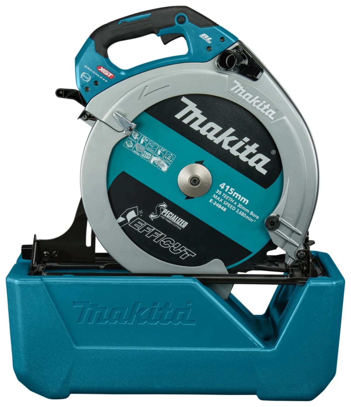 Makita HS013GT101 40V XGT Li-ion Accu Cirkelzaag Set (1x 5.0Ah Accu) In Doos - 415mm thumbnail 3