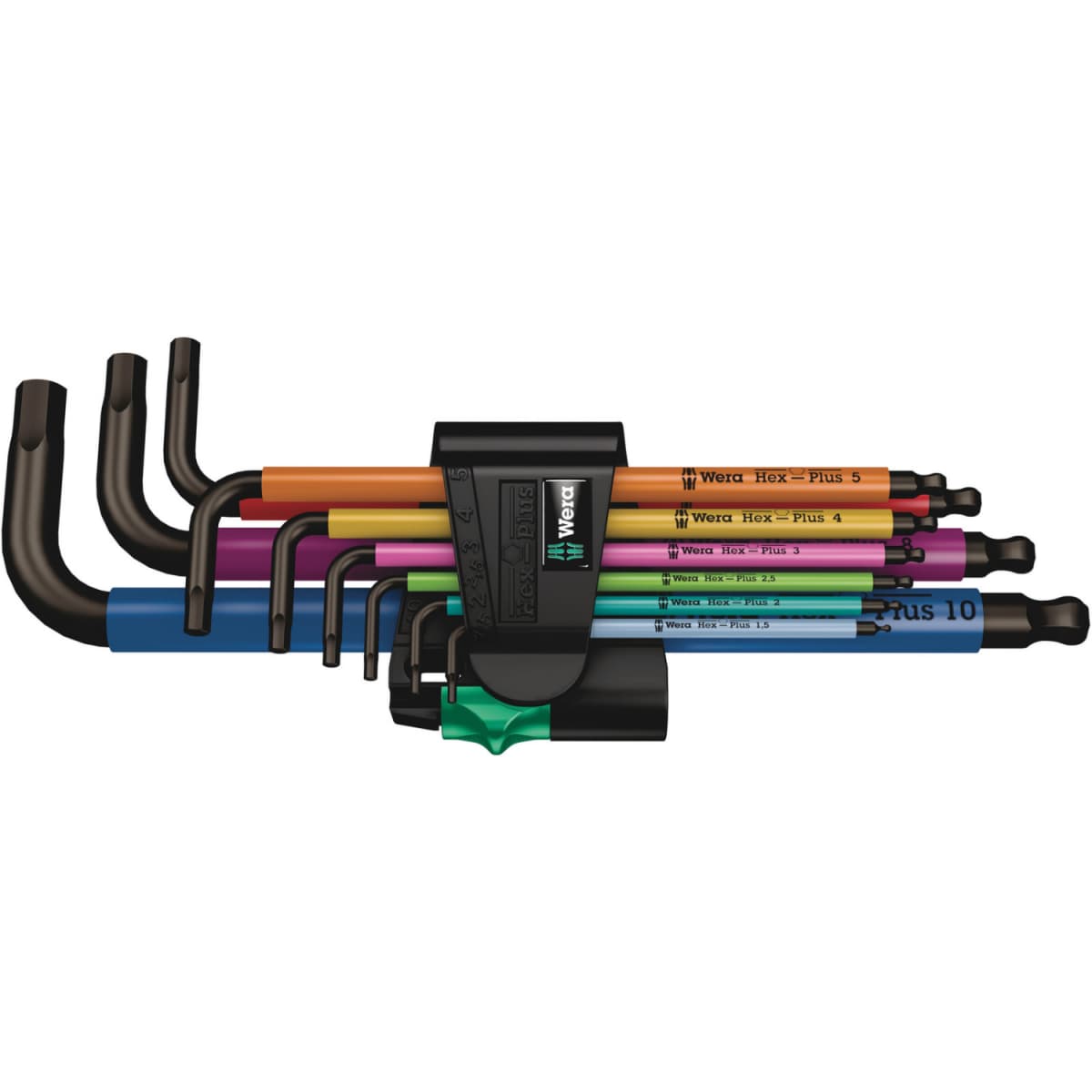Wera 05022089001 9-delige Multicolour Inbussleutelset - 1,5-10mm