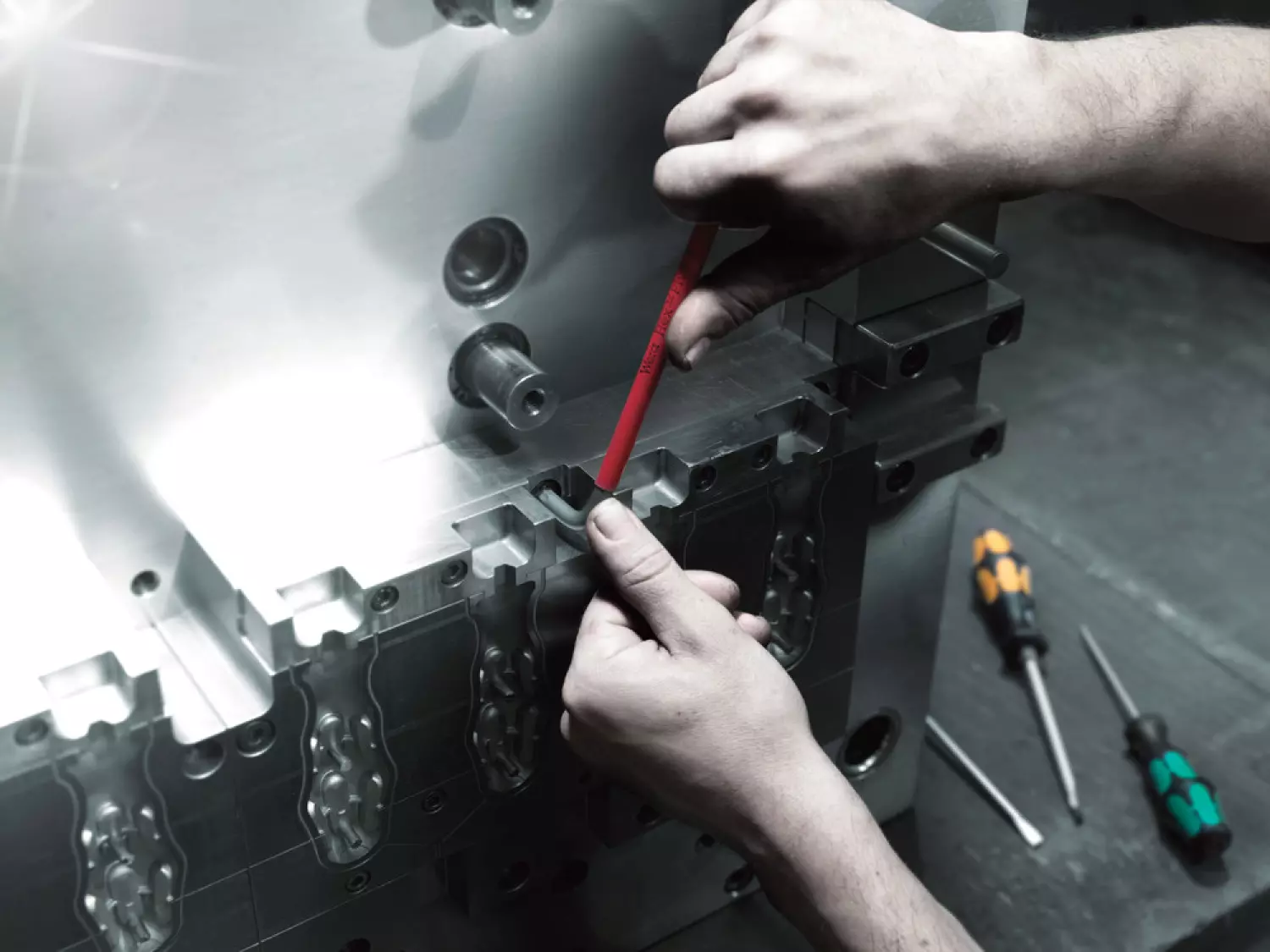 Wera 05022089001 9-delige Multicolour Inbussleutelset - 1,5-10mm thumbnail 3