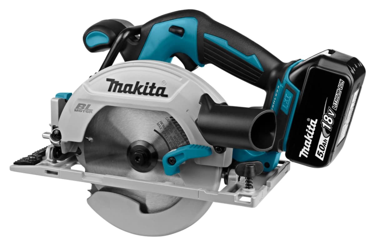 Makita DHS680RTJ 18V Li-Ion Accu Cirkelzaag Set (2x 5.0Ah Accu) In Mbox - 165mm - Koolborstelloos thumbnail 3