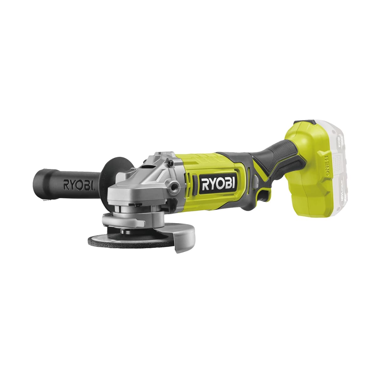 Ryobi One+ 18V Accu Haakse Slijper Body - 115mm