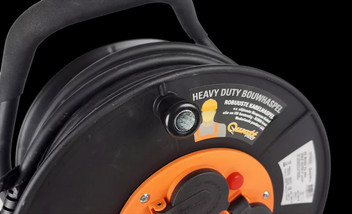 QwattPRO 1211001 EZ Winder Kabelhaspel - H07RN-F - IP44 - 40m thumbnail 2