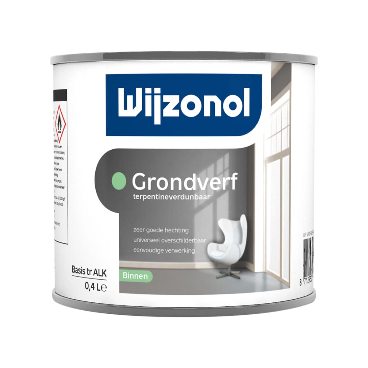 Wijzonol Int Grondverf Terpentineverdunbaar - Op Kleur Gemengd - 0,5L