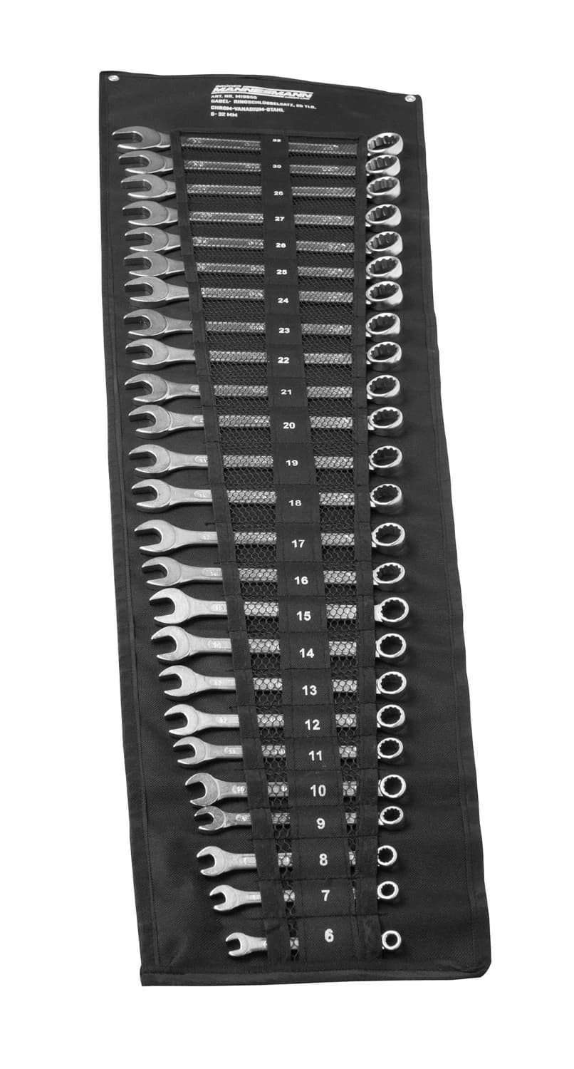 Brüder Mannesmann 19655 25-delig Ringsteeksleutelset Met Etui - 6-30mm thumbnail 3