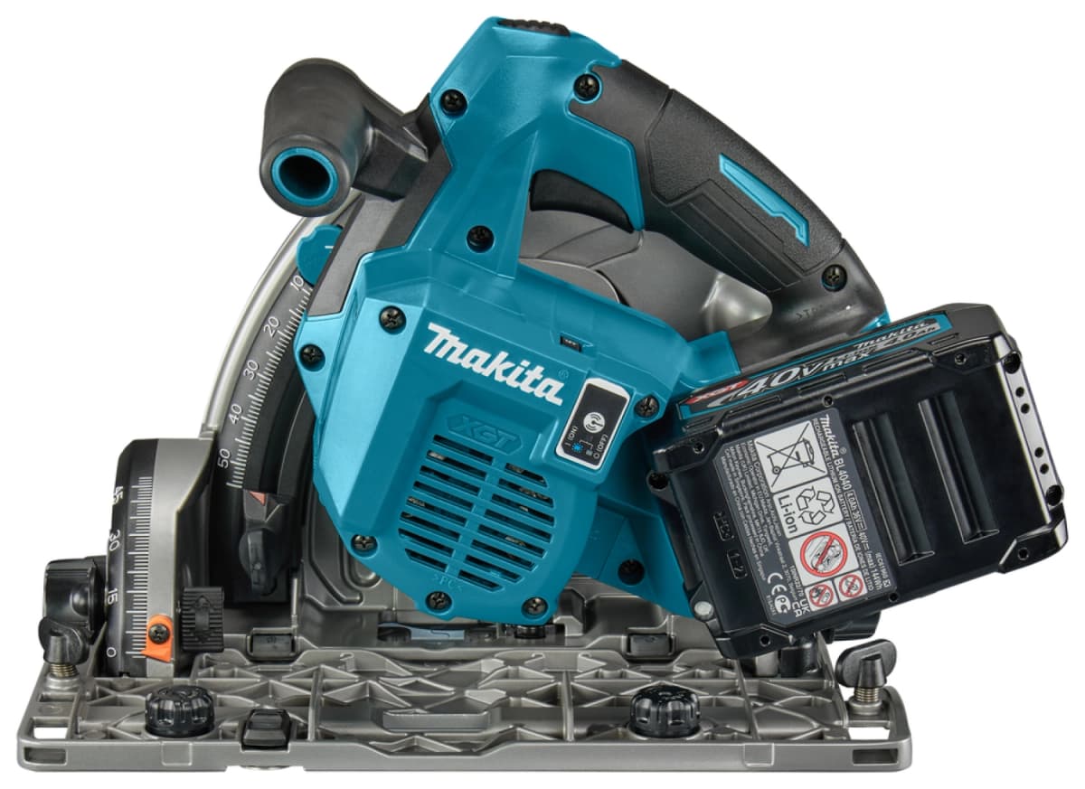 Makita SP001GM101 XGT 40V Max Li-Ion Accu Invalcirkelzaag (4,0Ah Accu En Lader) In Mbox Met AWS Zender - 165mm thumbnail 4