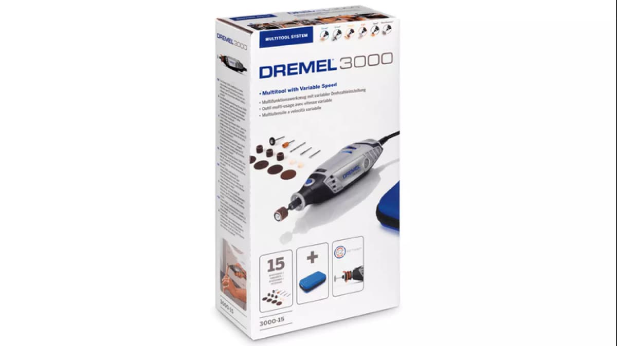 Dremel 3000 Elektrische Multitool + 15 Delige Accessoireset In Etui thumbnail 3