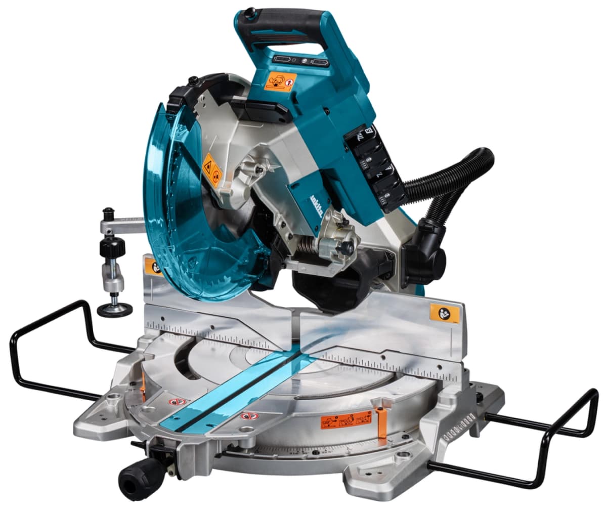 Makita DLS111PT2U 36V (2x18V) Li-ion Accu Afkortzaag Set (2x5.0Ah) - 260mm thumbnail 4