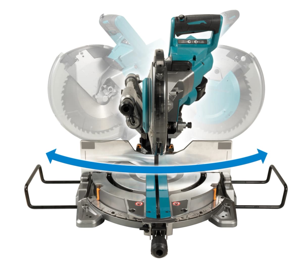Makita LS004GZ01 XGT 40V Max Li-ion Radiaal Afkortzaag 260mm Body - Met AWS Zender thumbnail 3
