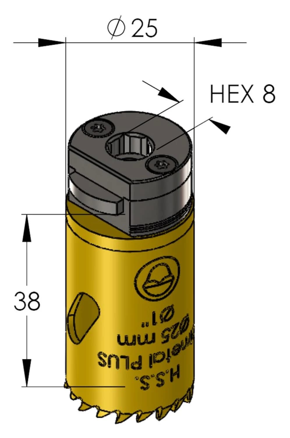 ProFit 09051025 BiMetal Plus Gatzaag 25mm thumbnail 2