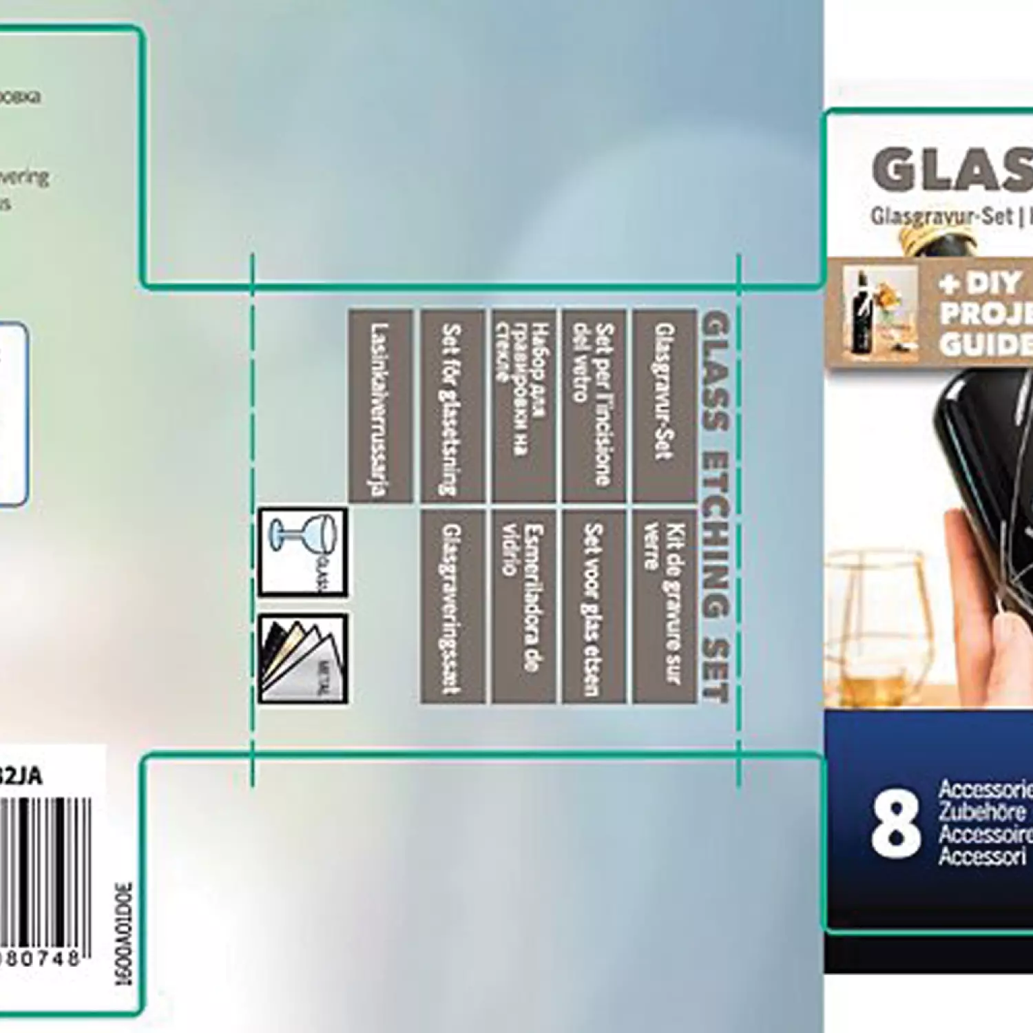 Dremel 2615C682JA 8-delige Glasgraveerset Multitool thumbnail 2