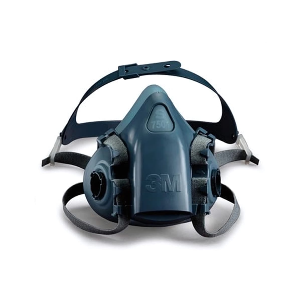 3M 7501 Halfgelaatmasker - Blauw/Grijs