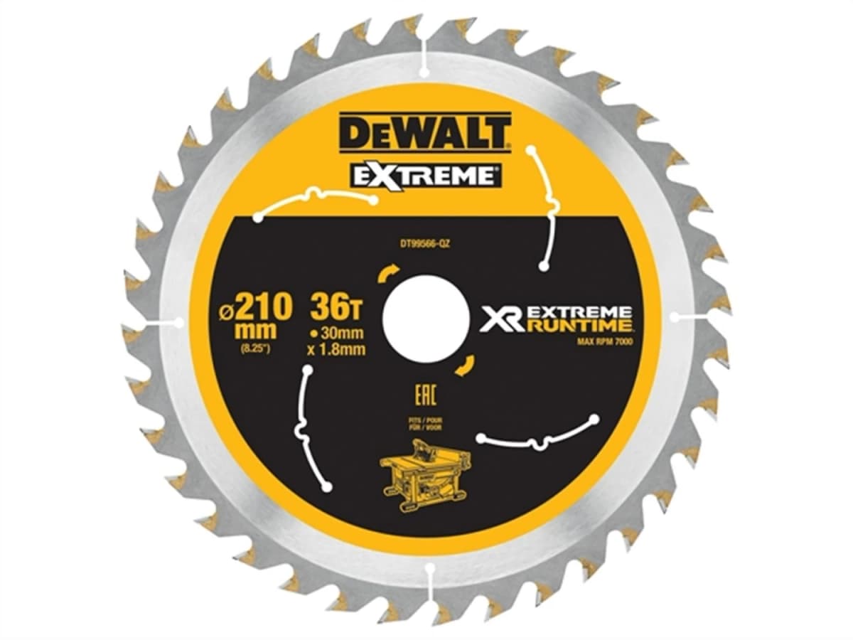 DeWALT DT99566 XR Cirkelzaagblad - 210 X 30 X 36T - Hout