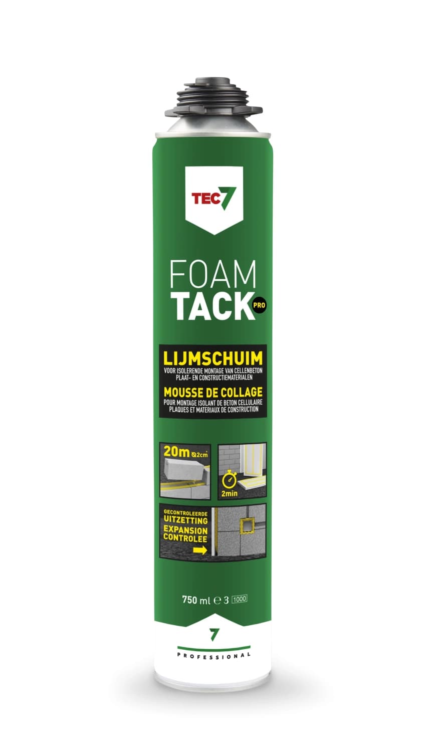 TEC7 FoamTack Pro Lijmschuim - 750ml