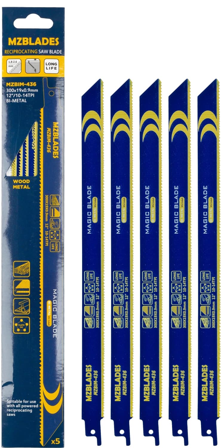 Multizaag MZBIM-436 Reciprozaagblad Bimetaal - 5 Stuks