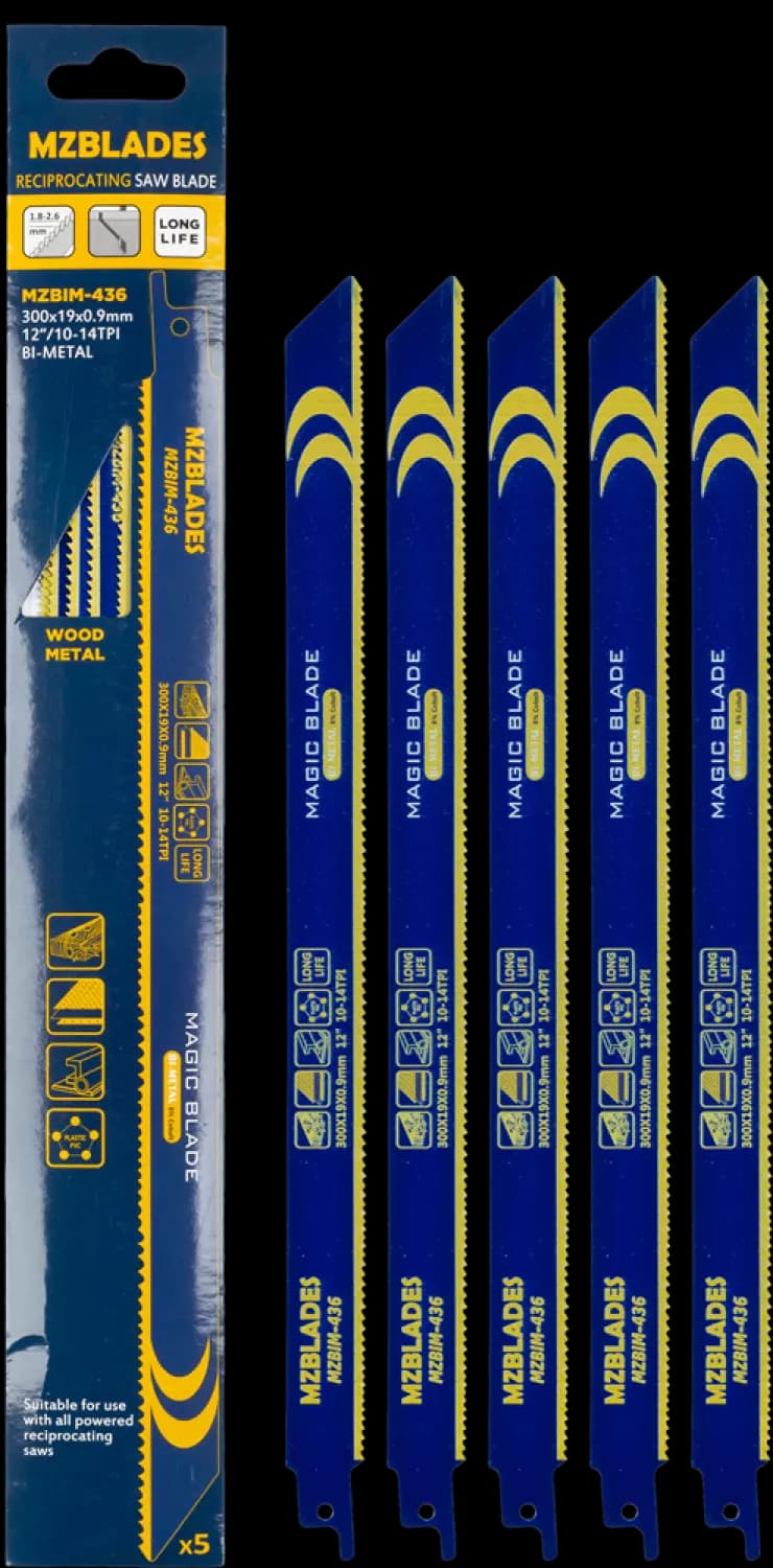 Multizaag MZBIM-436 Reciprozaagblad Bimetaal - 5 Stuks thumbnail 2