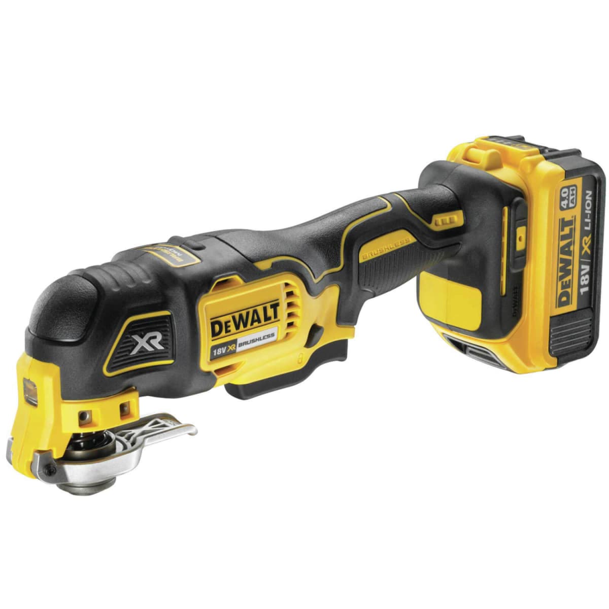 DeWALT DCS355M1 18V Li-ion XR Accu Multitool Set (1x 4.0Ah) + 35-delige Accessoireset In TSTAK - Koolborstelloos thumbnail 2