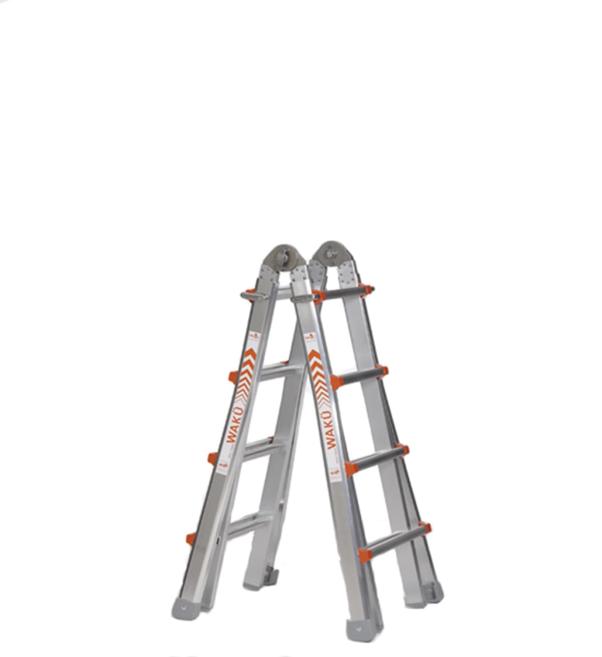 Little Jumbo Waku Model | Telescopische Vouwladder - Max. Werkhoogte 4.6m - 4x4 Sporten