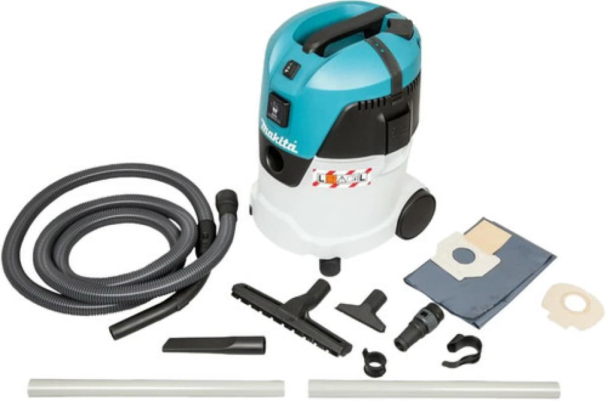Makita VC2512L Bouwstofzuiger - 1000W - L-klasse - 18L - Stoefzuiger Voor De Bouw - TNO Klasse D Stofzuiger Voor Materiaal Zoals Steen En Beton thumbnail 4