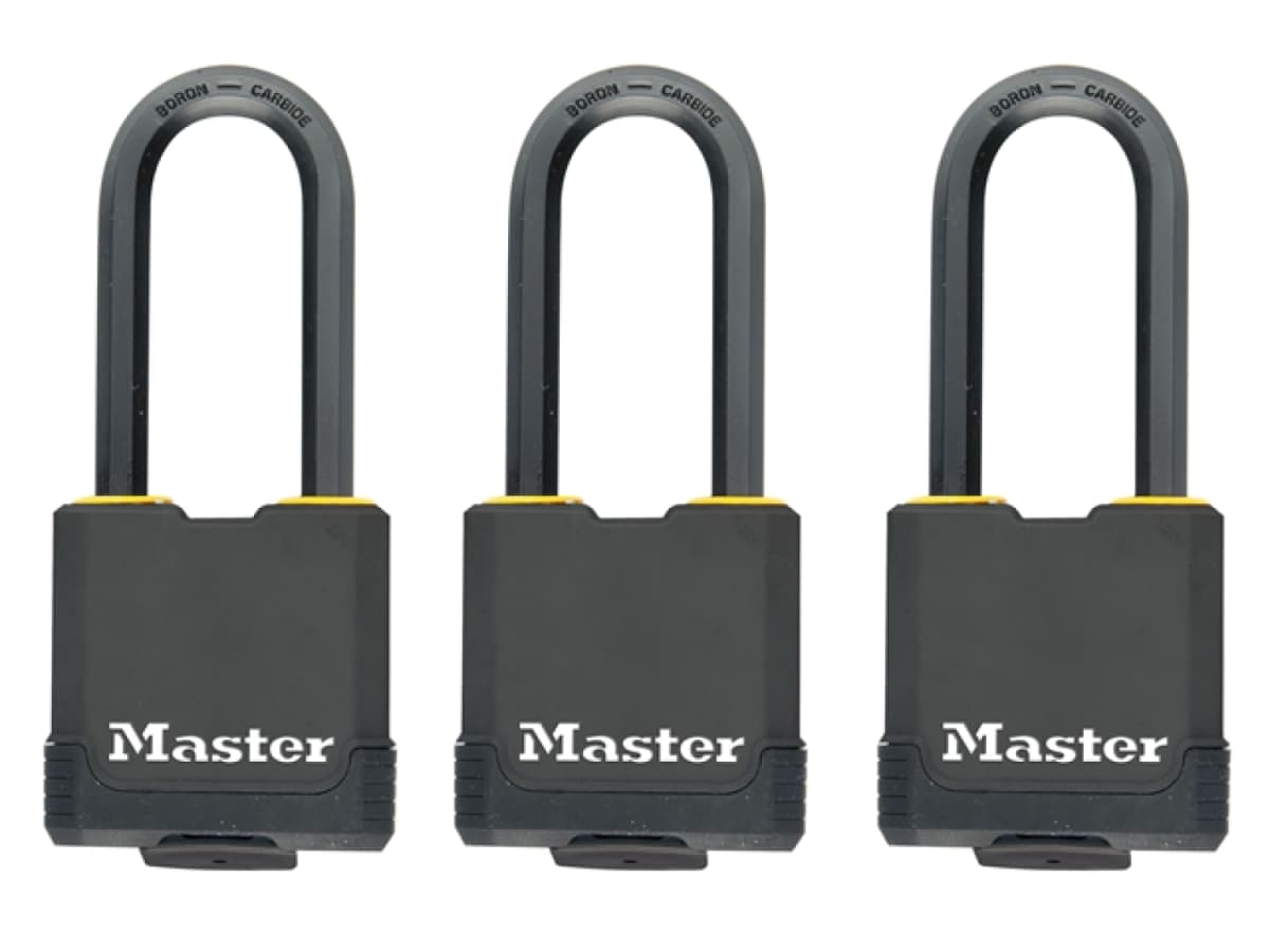 Master Lock M115EURTRILF - Set Van 3 Weersbestendige Hangsloten