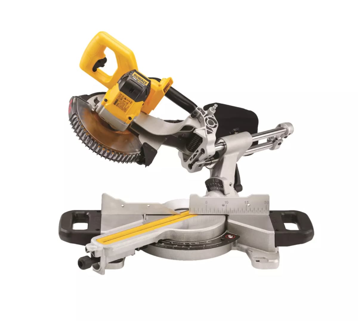 DeWALT DCS365N 18V Li-Ion Accu Telescopische Afkort- En Verstekzaagmachine Body - 184 X 16mm thumbnail 2
