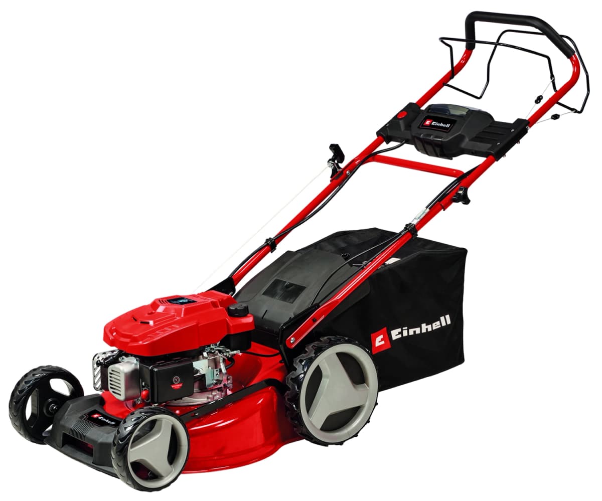Einhell GC-PM 46 SM HW-E Li Benzine Grasmaaier - 146cc - 65L - 46cm thumbnail 2