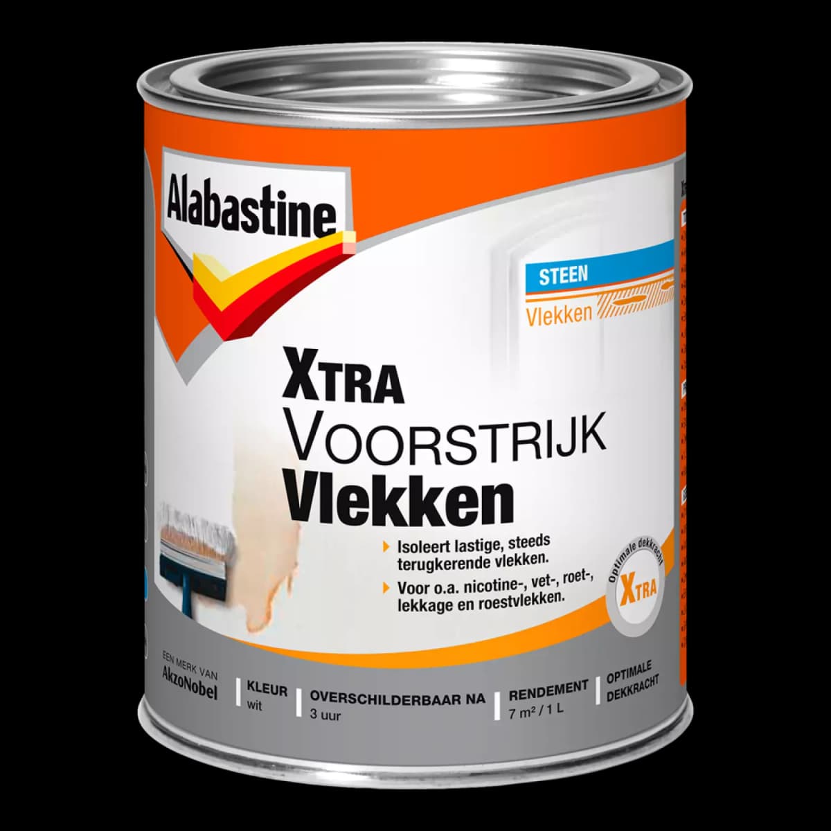 Alabastine Xtra Voorstrijk Vlekken - Wit - 1L