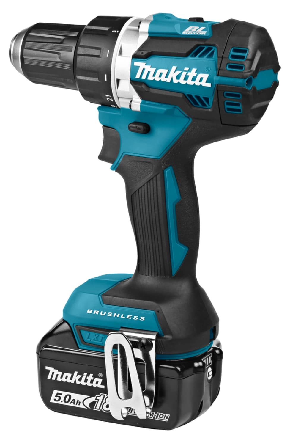 Makita DDF484RTJ 18V Li-Ion Accu Boor-/schroefmachine Set (2x 5.0Ah Accu) In Mbox - Koolborstelloos thumbnail 3