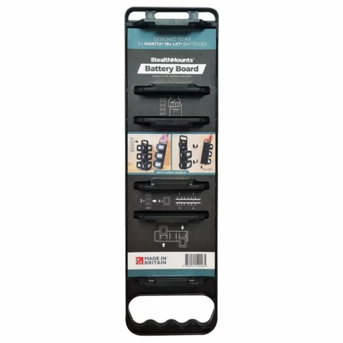 StealthMounts SM-BB-MKT Accuhouder Voor Makita 18V LXT - Zwart