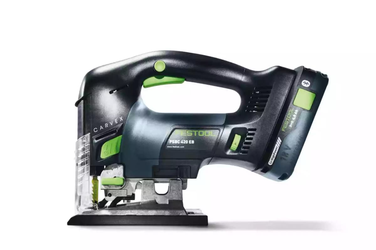 Festool CARVEX PSBC 420 HPC4,0 EBI-Plus 18V Li-Ion Accu Decoupeerzaagmachine Set (1x 4,0Ah) In Systainer - 120mm - Koolborstelloos thumbnail 3