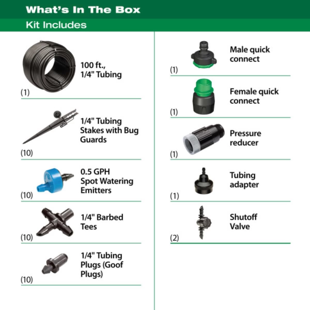 Rain Bird A51257 Balkon Druppelbewateringsset thumbnail 3