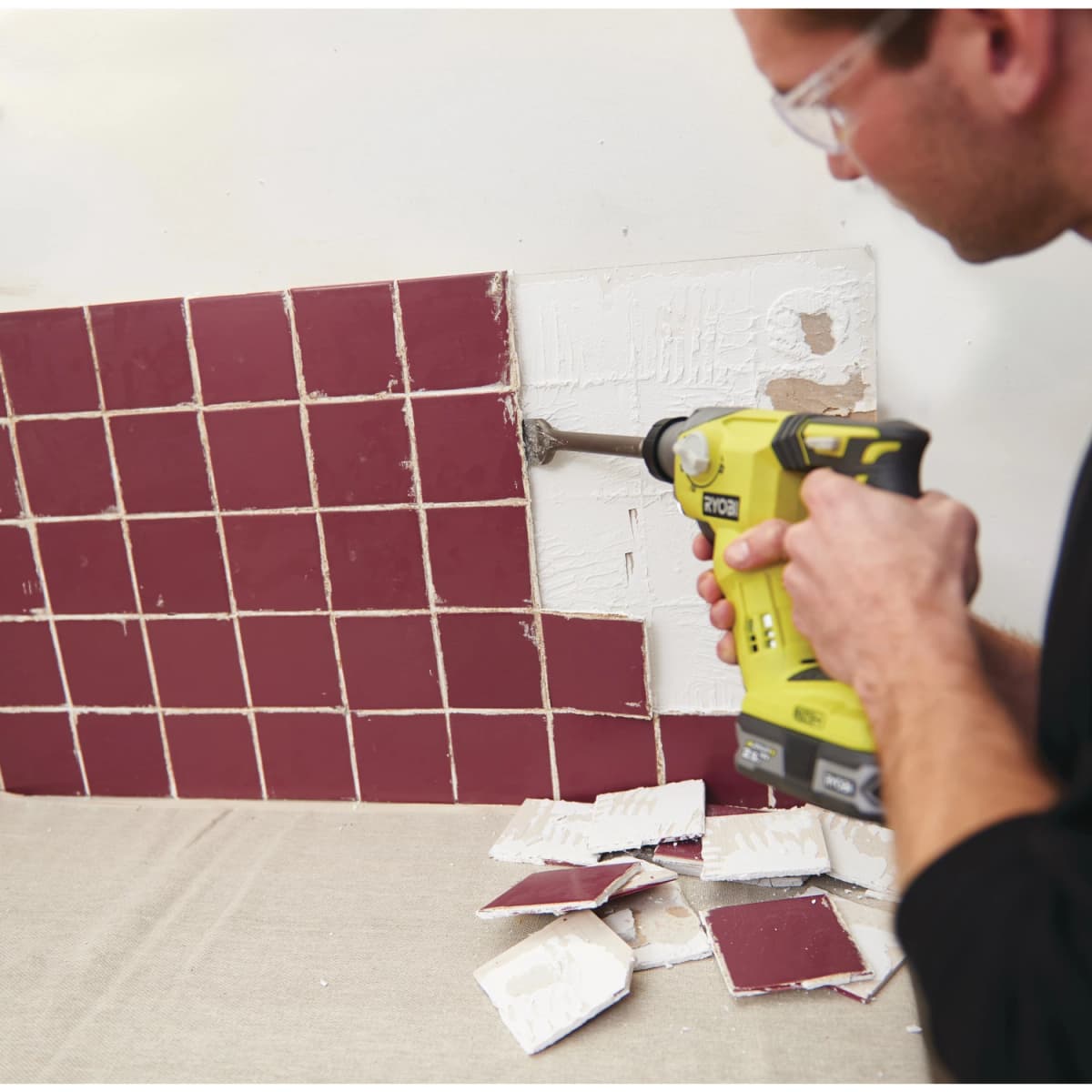 Ryobi R18SDS-0 One+ 18V Li-Ion Accu SDS-plus Combihamer Body - 1,3J thumbnail 4