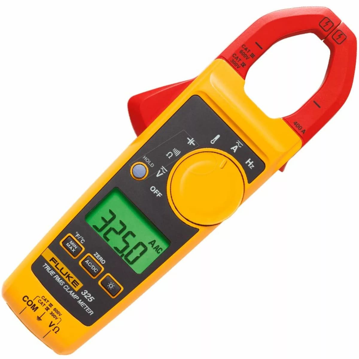 Fluke 325 True-RMS Stroomtang Met Temperatuurmeting - AC/DC 600V&400A