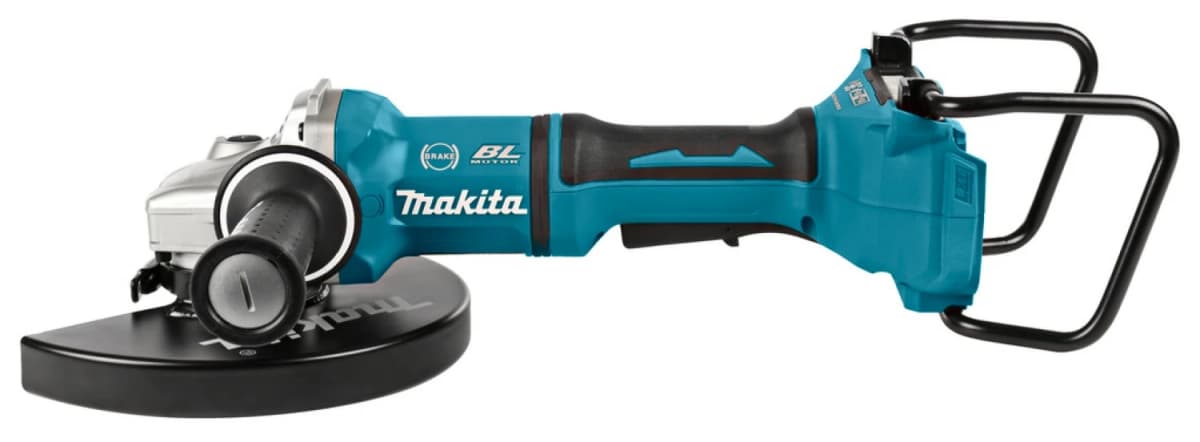 Makita DGA900ZK 36V (2x 18V) Li-Ion Accu Haakse Slijper Body In Koffer - 230mm - Koolborstelloos thumbnail 4