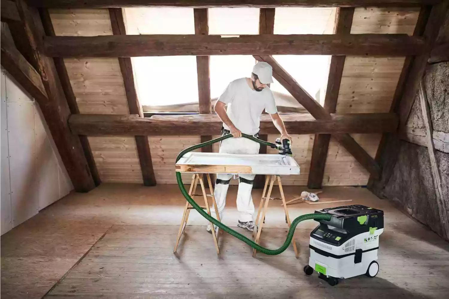 Festool CTMC MIDI I-Basic 36V (2x18V) Li-Ion Accu Stofzuiger Body - M-klasse - 3100l/min thumbnail 3