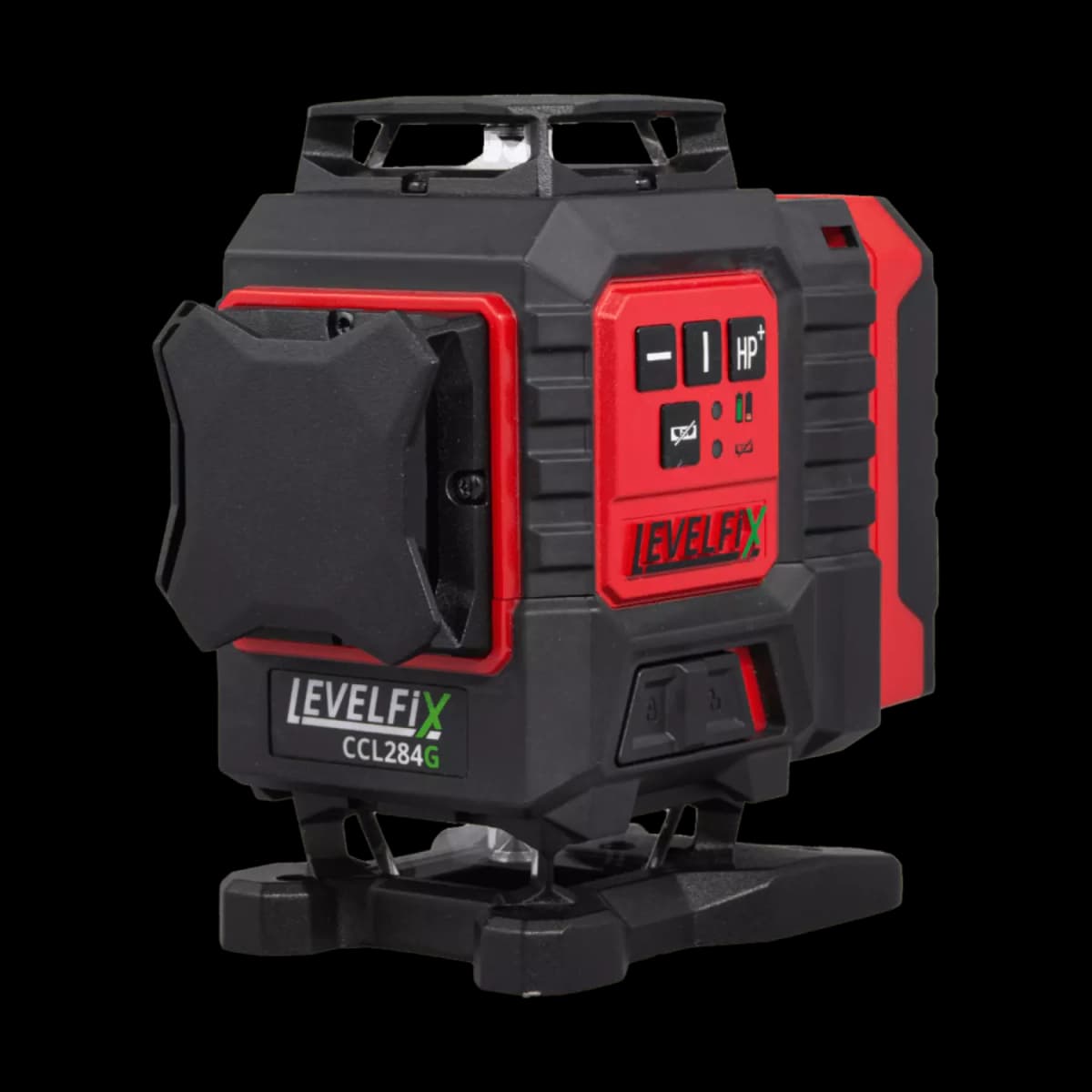 Levelfix CCL284G 4D Kruislijnlaser 360° Set Incl. Statief In Koffer - Groen - 30m - 16 Lijnen - Bluetooth - IP54 thumbnail 2