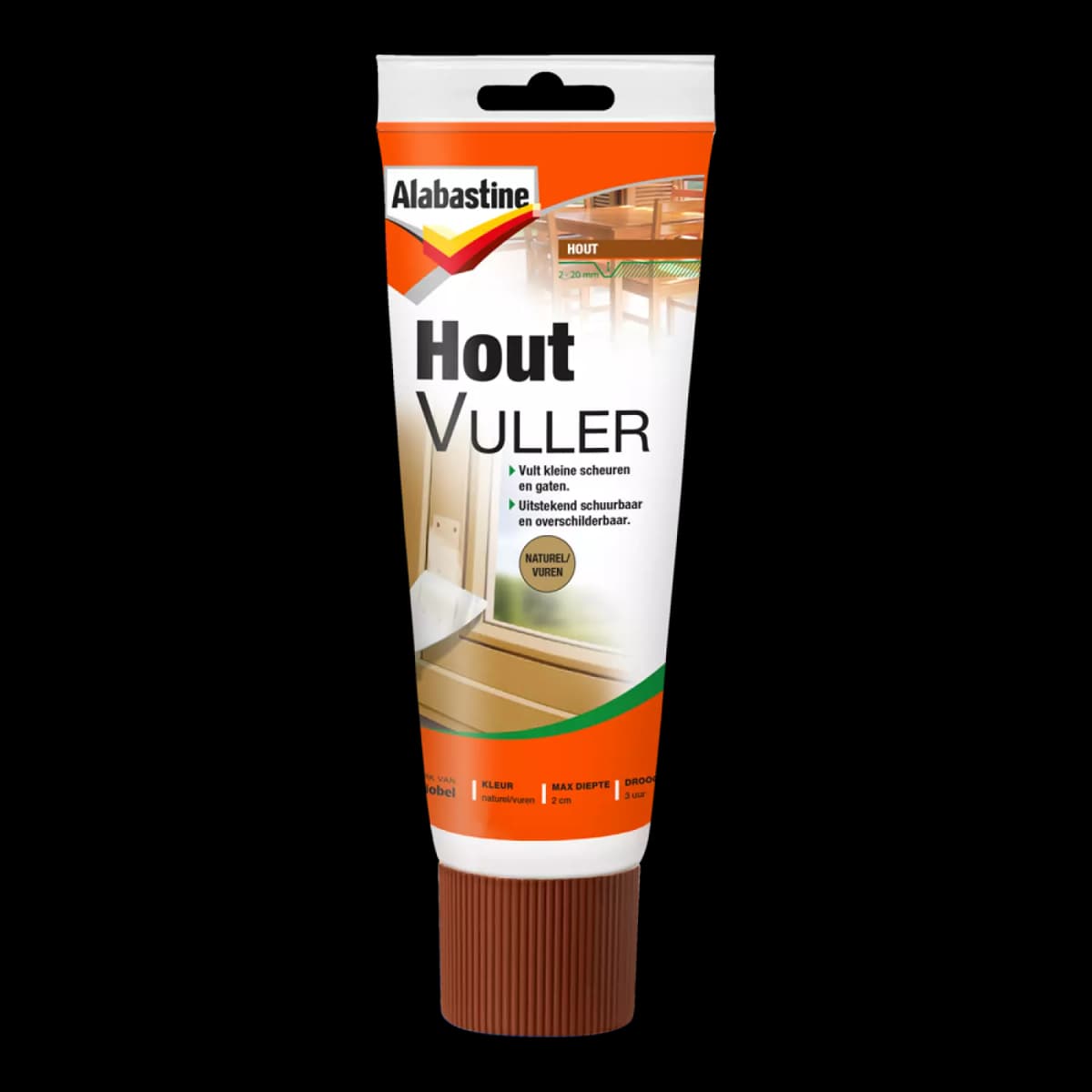 Alabastine Houtvuller - Pasta - Naturel/Vuren - 330gr