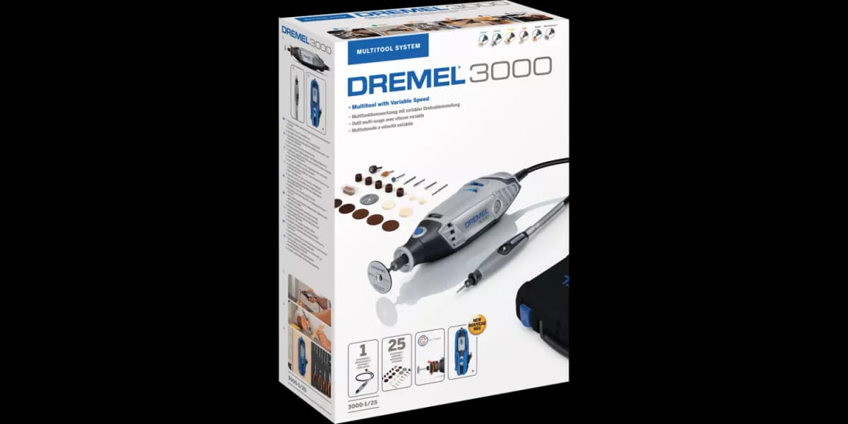 Dremel 3000-1/25 Multitool Incl. 25-delige Accessoireset In Koffer - 130W thumbnail 4