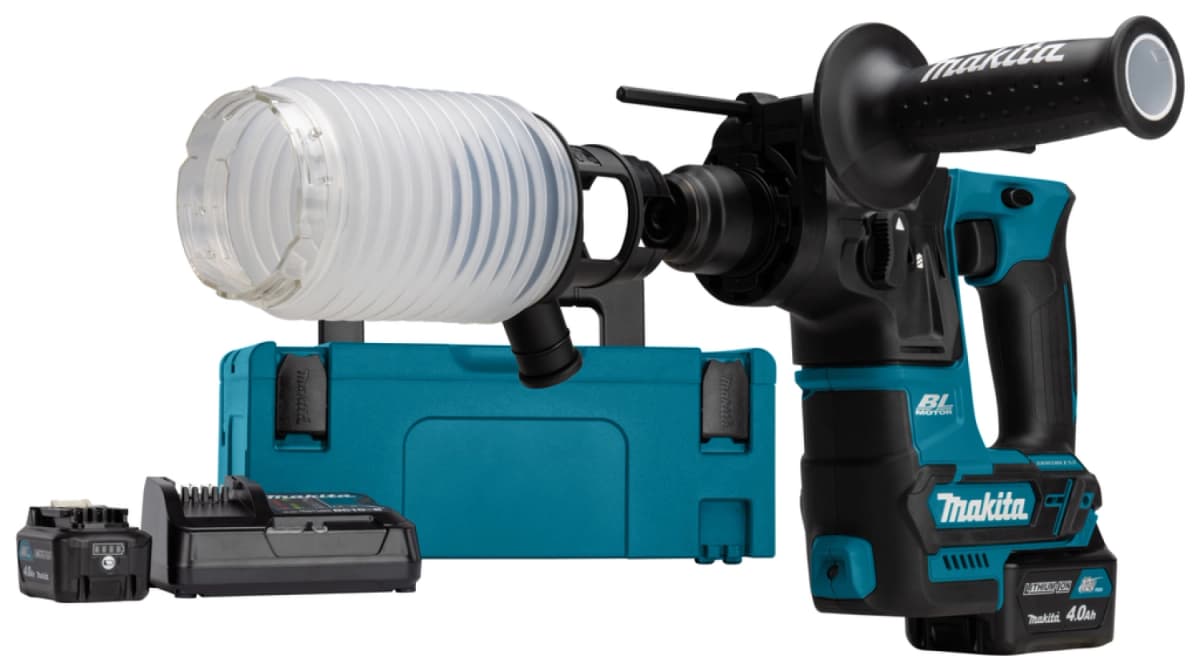 Makita HR166DSMJ 10.8V Li-Ion Accu SDS-plus Boorhamer Set (2x 4.0Ah Accu) In Mbox- 1,1J - Koolborstelloos
