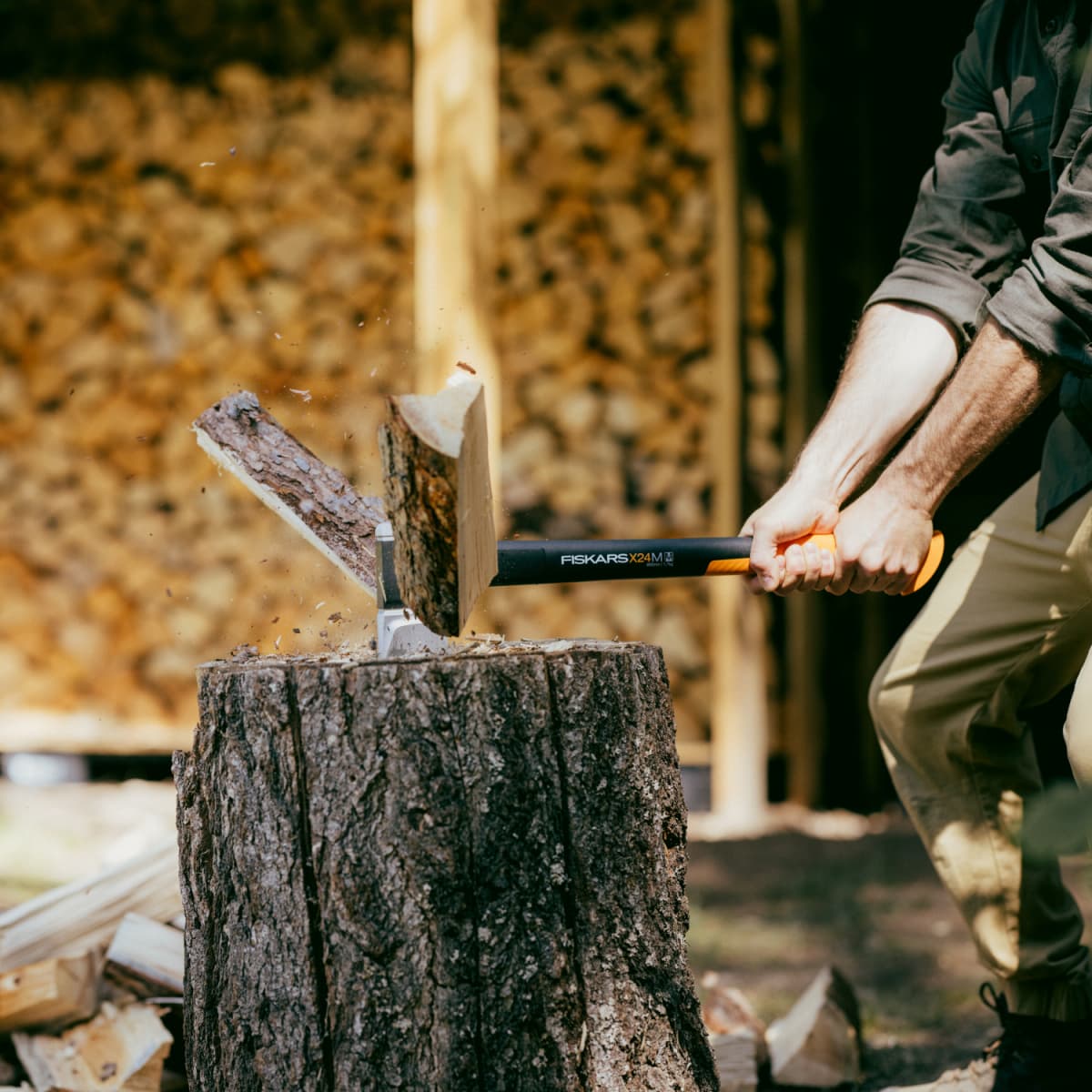 Fiskars 1069106 X Serie X24 Kloofbijl M - 600mm thumbnail 4