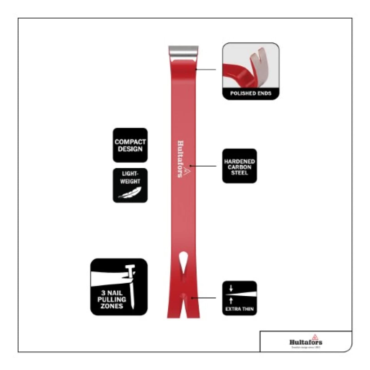 Hultafors 108/15"Stalen Koevoet - 380mm thumbnail 3