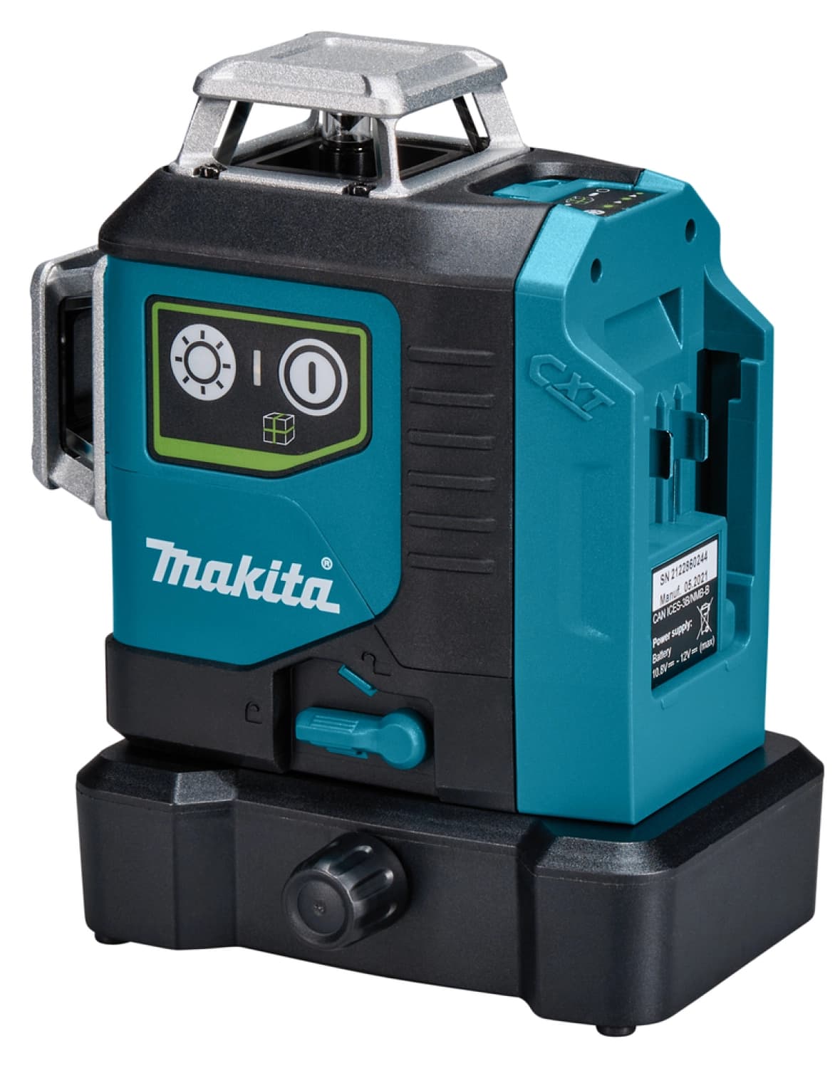 Makita SK700GDX 12V Max Li-Ion Accu Kruislijnlaser Set (1x 4.0Ah) In Tas - Zelfnivellerend - Groen 3x360° - 35m thumbnail 4