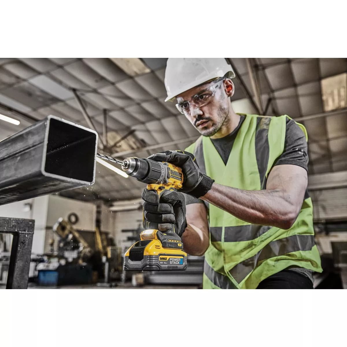 DeWALT DCD805H2T 18V Li-ion XR Accu Klopboor- /schroefmachine (2x 5.0Ah Accu) Set In TSTAK. thumbnail 3