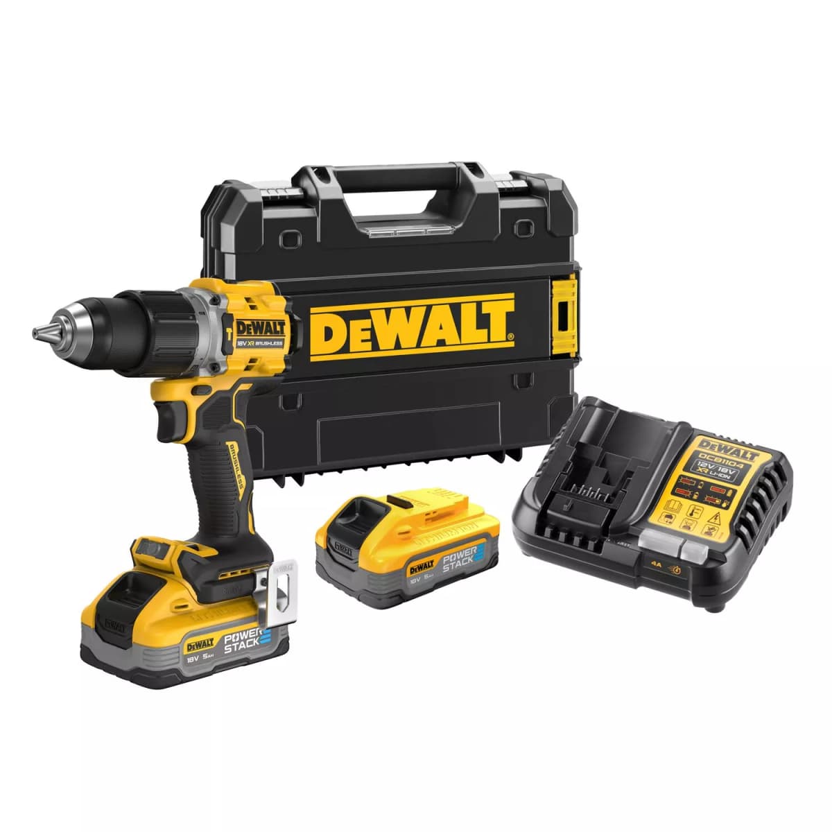DeWALT DCD805H2T 18V Li-ion XR Accu Klopboor- /schroefmachine (2x 5.0Ah Accu) Set In TSTAK.