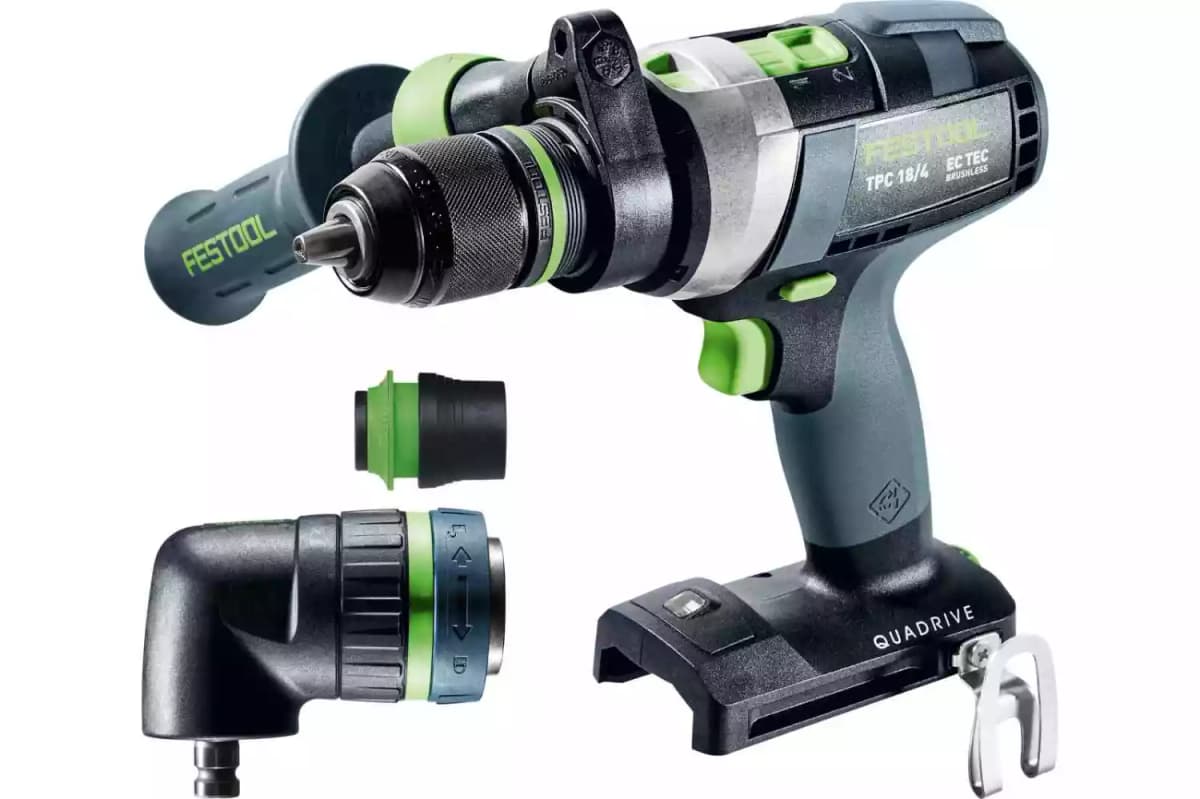 Festool TPC 18/4 I-Basic-Set 18V Li-Ion Accu Klopboormachine Body Incl. Accessoires In Systainer - 75Nm thumbnail 2