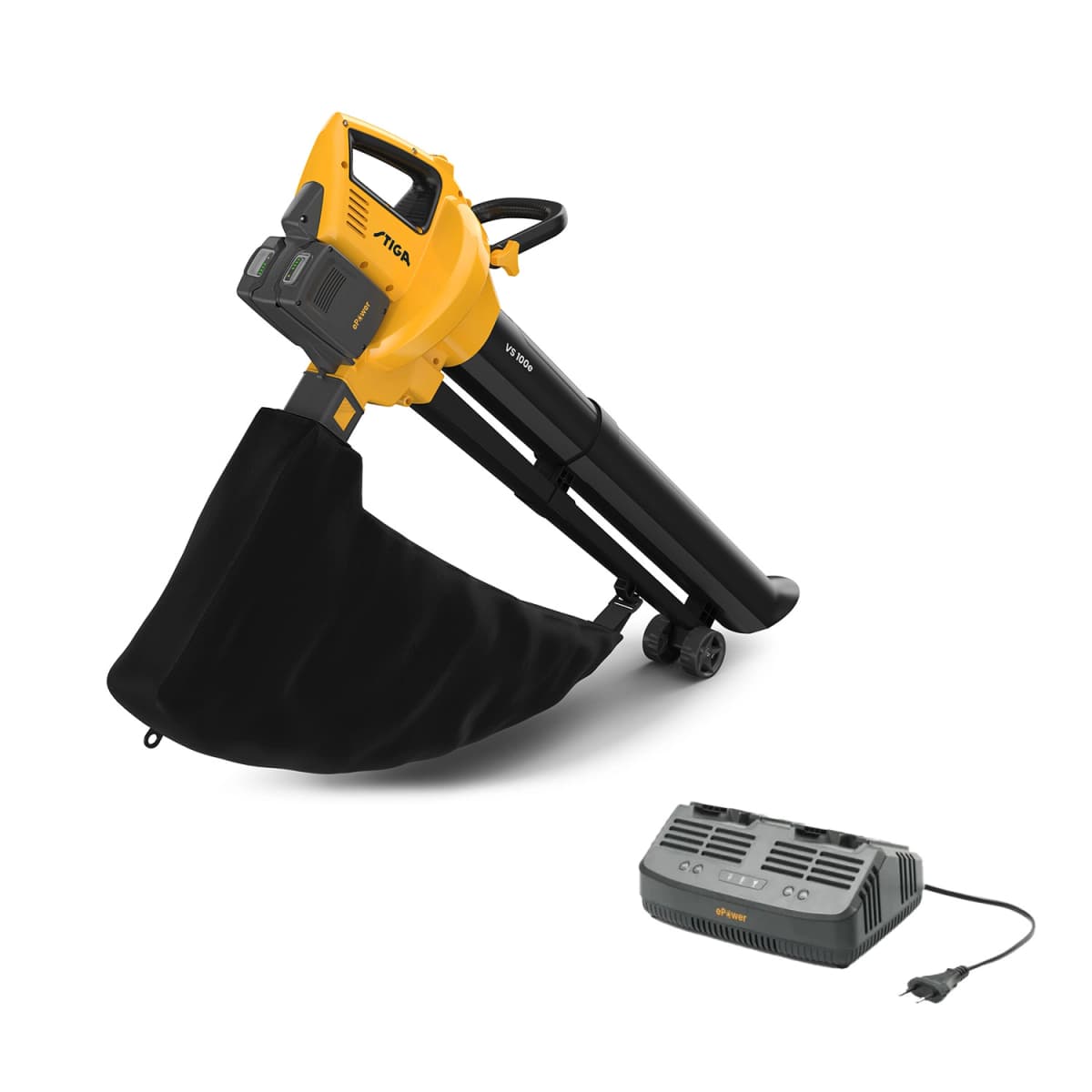 Stiga VS 100e Kit Accu Bladblazer Set (2x 4,0Ah) - 198 Km/h