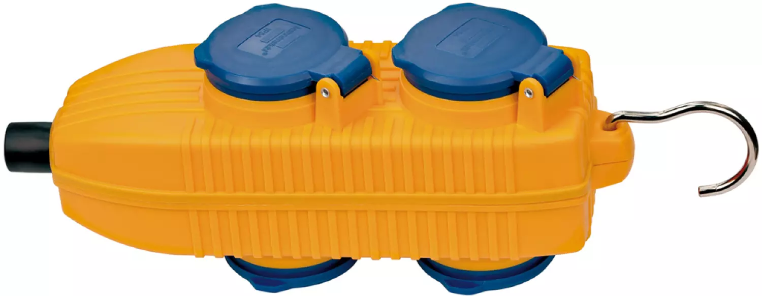 Brennenstuhl 1081070010 Stopcontactdozenblok 230V/16A - IP54 - 4-Voudig