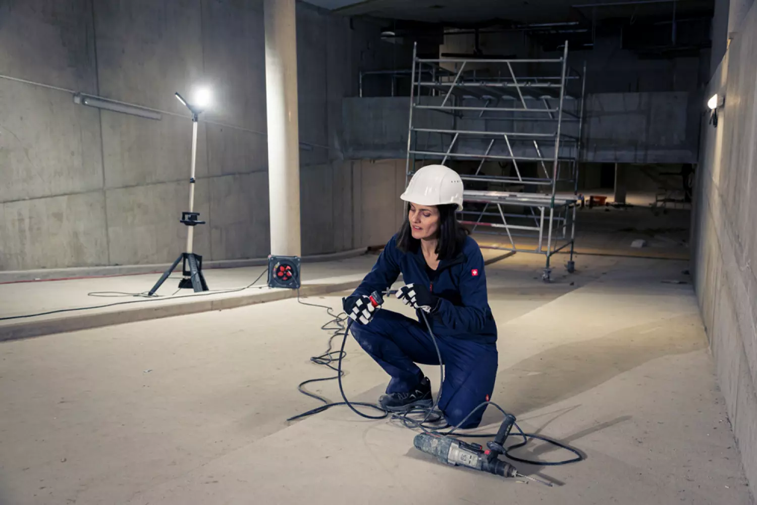 Brennenstuhl Professional VN 1200 Verlengsnoer H07RN-F 3G2,5 - IP44 - 10m - Zwart thumbnail 3