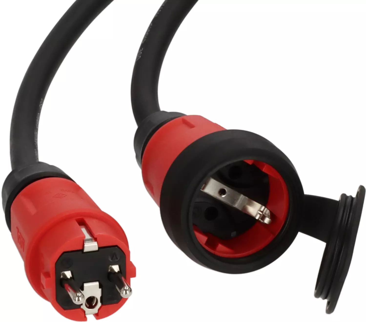 Brennenstuhl Professional VN 1200 Verlengsnoer H07RN-F 3G2,5 - IP44 - 10m - Zwart thumbnail 2