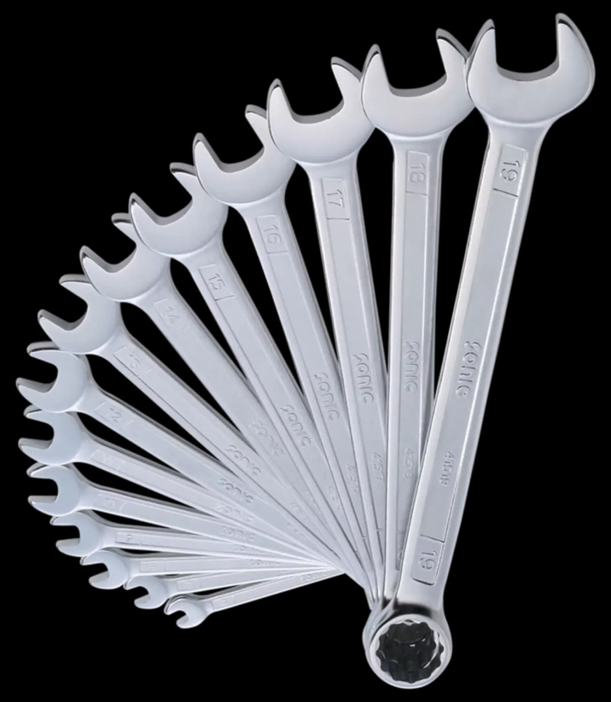 Sonic 601401 Ringsteeksleutel Set In Etui - 14 Delig thumbnail 2