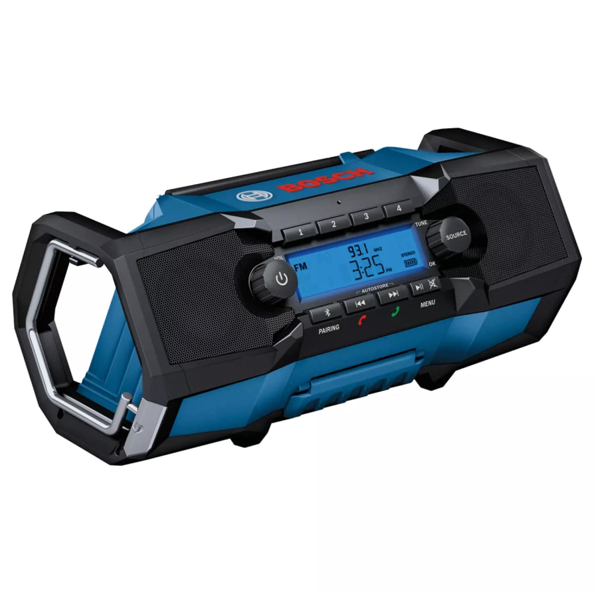 Bosch GPB 18V-2 C 18V Li-ion Accu Bouwradio - FM, Bluetooth, AUX - Werkt Op Netstroom&Accu